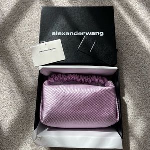 Alexander Wang
Scrunchie crystal-embellished mini bag